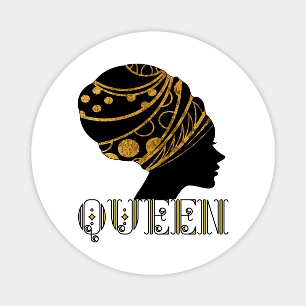 EMPOWERING Women Empower Women Black Queen Magnet by SartorisArt1